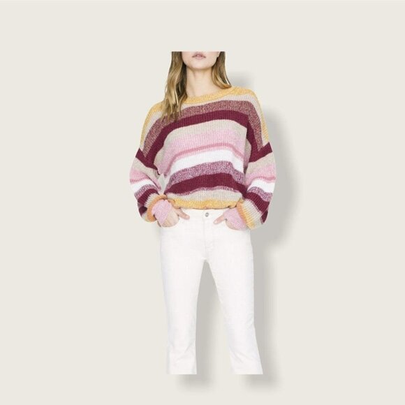 Sanctuary Blur the Lines Stripe Sweater NWT - Picture 2 of 6